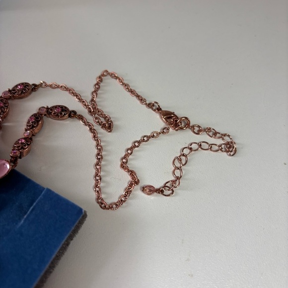 ✨ Vintage Avon Coppertone & Pink Necklace & Earrings Gift Set – Rare Gem! ✨ - Picture 2 of 6